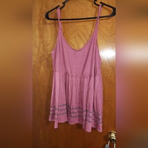 TORRID Pink with Mauve stripes Supersoft Knit top, 2X, NWT